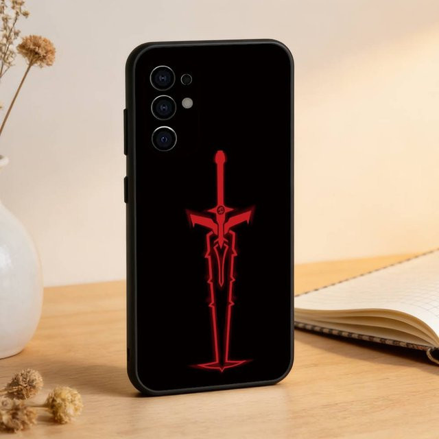 Spiel D-DoomS S-Slayer Handyhülle aus schwarzem Silikon für Samsung Galaxy S24 Ultra, S23, S22, S21, S20 und weitere Modelle - Bild 1