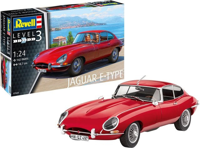 Revell Jaguar E-Type Coupé, Automodell Bausatz, 1:24, ab 10 Jahren - Bild 2
