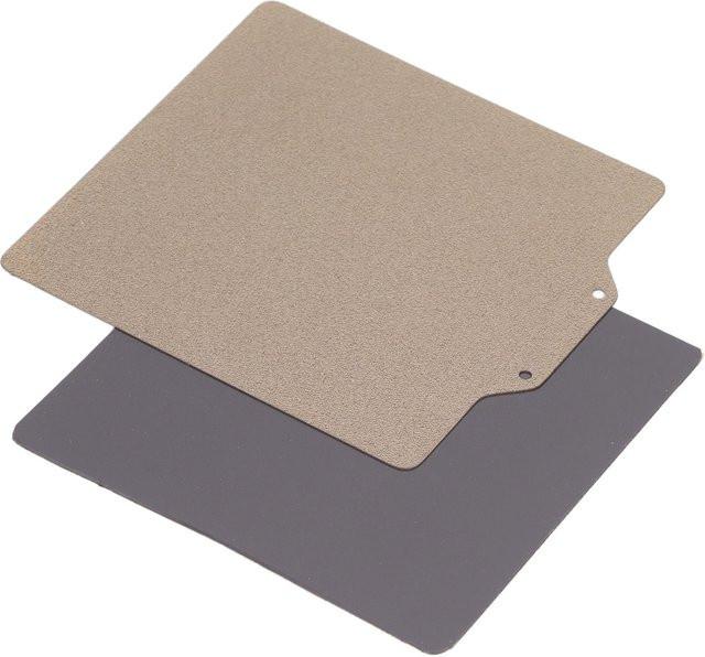 TOMTOP Magnetische PEI Bauplatte für 3D-Drucker, Doppelseitige Federstahl-Bettplattform, Beige - Bild 1
