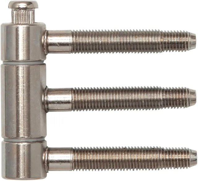 SFS Einbohrband Steckband 3-teilig aus vernickeltem Stahl in Silber, Höhe: 6,1 cm, Durchmesser: 1,8 cm - Bild 1