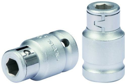 KS Tools Bit-Adapter Stecknuss 1/2" x 5/16" in Silber, 38mm Länge - Bild 1