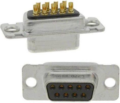 Amphenol L77DE09S Steckverbinder in Silber - Bild 1