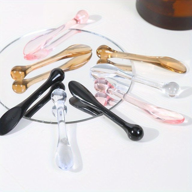 Gesichtsmasken-Löffel und Massagestab für Gesicht und Augen, Unisex - Bild 1