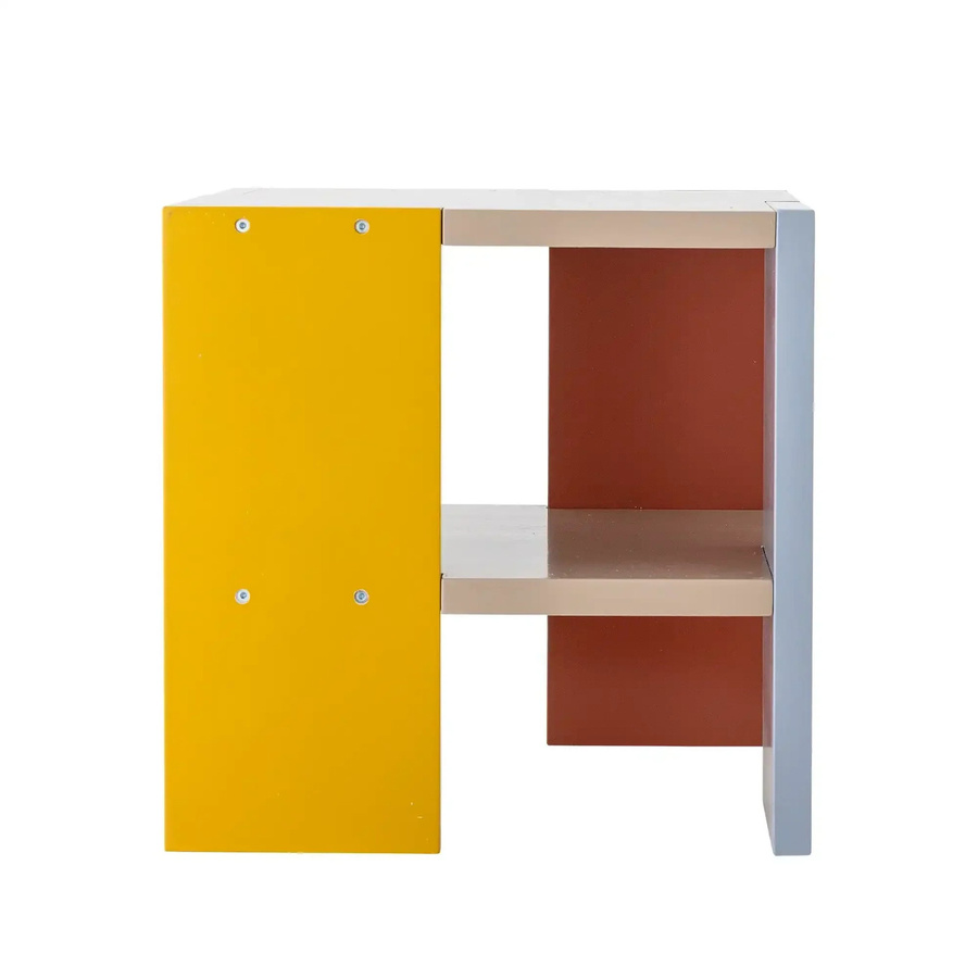 Bloomingville Mini Coloria Kindertisch in Blau, Durchmesser: 35 cm - Bild 1