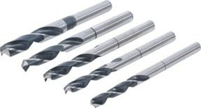 BGS HSS Bohrer-Set 6801 aus Stahl, 5-teilig, Silber, Durchmesser: 10 mm, 11 mm, 12 mm, 13 mm, 15 mm - Bild 1