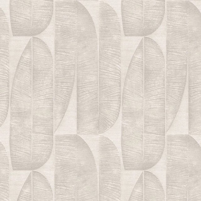PROFHOME Grafik Tapete Design Matt in Grau und Beige, geometrisches Abstract-Muster, Vlies-Tapete, Breite: 0,53 m, Länge: 10,05 m - Bild 1