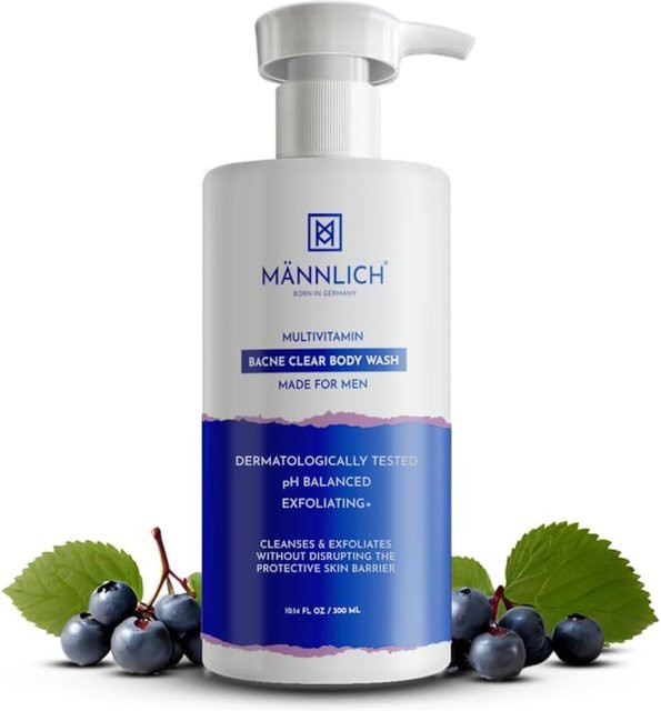 Mannlich Bacne Clear Körperwaschgel, 300 ml, Herren - Bild 1