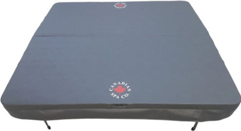 Canadian Spa Whirlpool-Isolierabdeckung Deluxe, Grau, B/T: 233 x 233 cm, Höhe: 15 cm - Bild 1