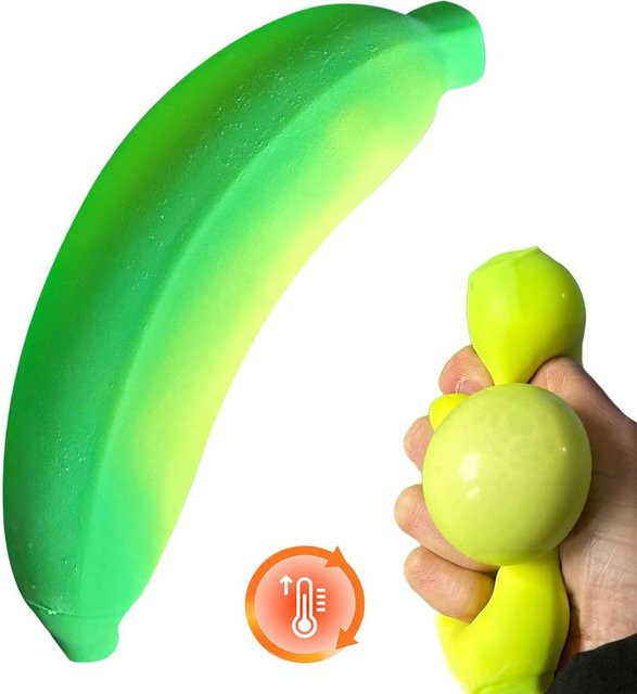 Bananen-Quetsch-Stressabbau-Spielzeug, weiches sensorisches Fidget-Quetschspielzeug - Bild 1