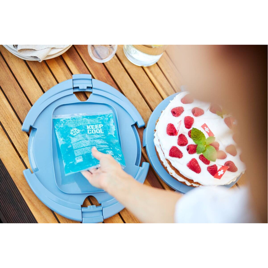 Rotho Tortenglocke Cool & Fresh in Blau, B/H/L: 34 x 16 x 38 cm - Bild 2