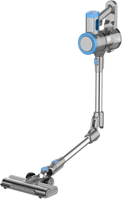 Lentz Akku-Staubsauger 22,2V bagless in Silber mit faltbarem Saugrohr, 2-in-1-Bürste und Hartboden-Düse - Bild 1