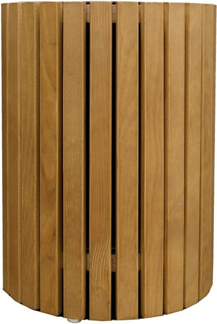 Pflanzkasten Quadra Andrewex modern braun Durchmesser: 34 cm, Höhe: 40 cm - Bild 1