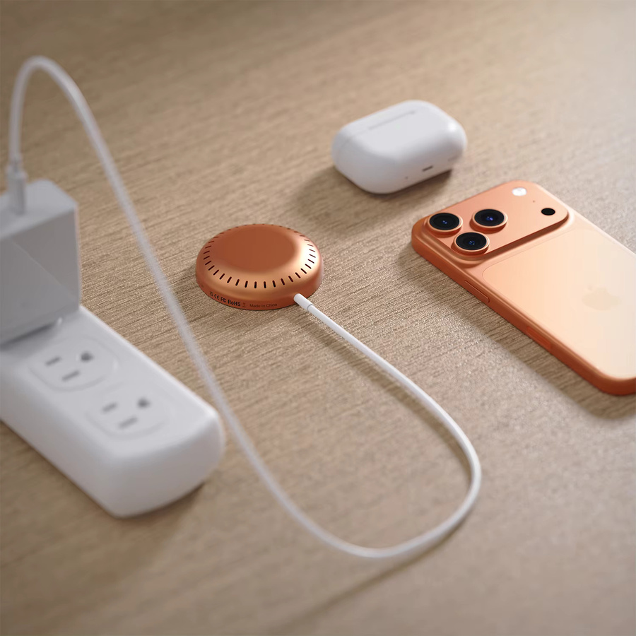 Bonola Magnetisches kabelloses Ladegerät in Silber für iPhone 17 Pro Max/17 Pro und AirPods mit 25W Schnellladefunktion - Bild 2