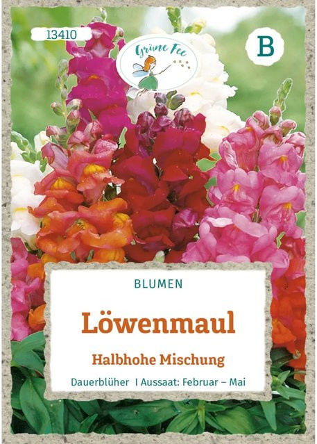 Grüne Fee Löwenmaul Saatgut Halbhohe Mischung für Beet, Kübel und Schnittblumen - Bild 1