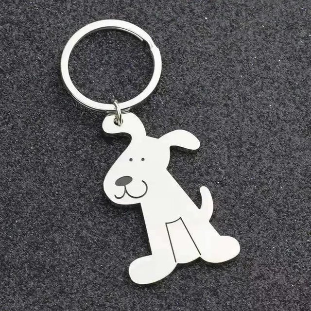 Love Home Garden Schlüsselanhänger, Katze und Hund, Unisex, black - Bild 1