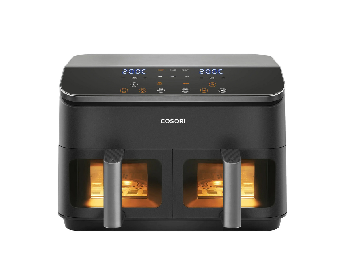 Cosori Dual Basket Heißluftfritteuse CAF-R901-AEU in Schwarz mit 8,5 l Fassungsvermögen - Bild 2