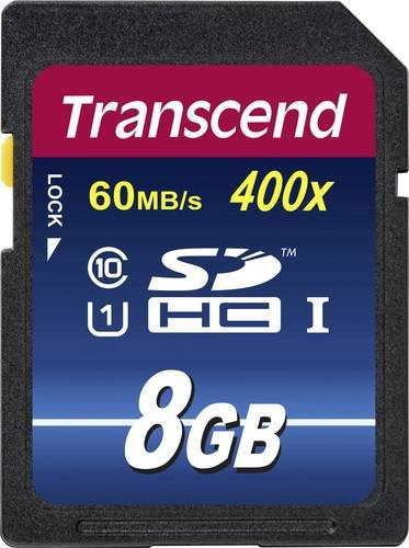 Transcend SDHC Speicherkarte Premium 400 Industrial 8GB Class 10 UHS-I - Bild 1