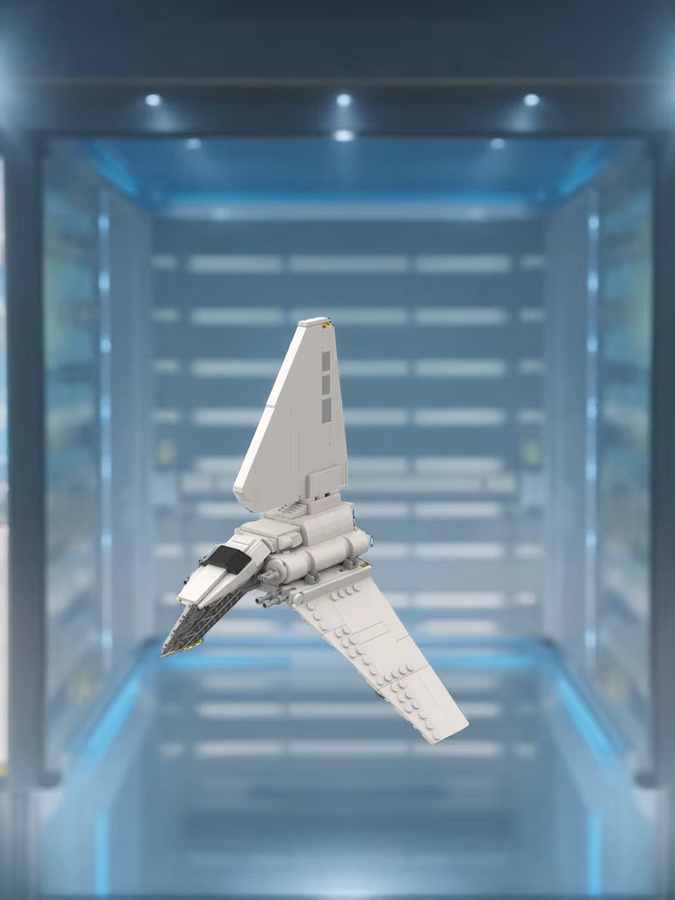 MOCBUILDING Midi Lambda-Klasse Shuttle Modell, Bausteine, 389 Teile - Bild 2