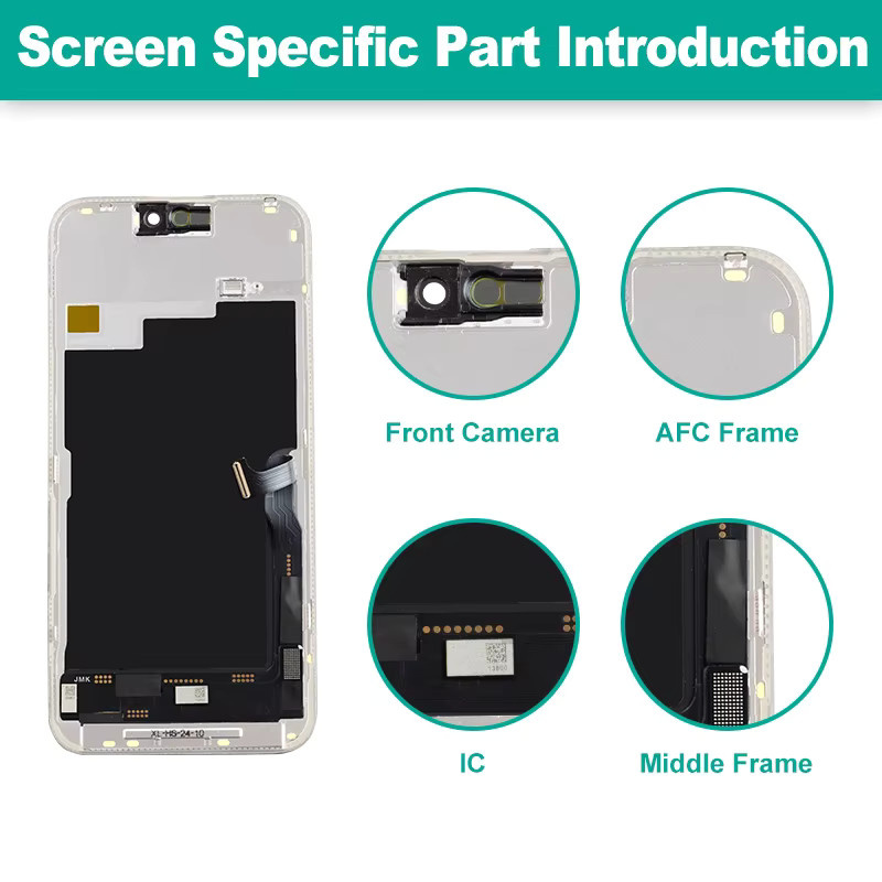 BYFLCD AMOLED Display für iPhone 11 12 13 14 15 Serie mit True Tone und 3D Touch LCD Bildschirm - Bild 2