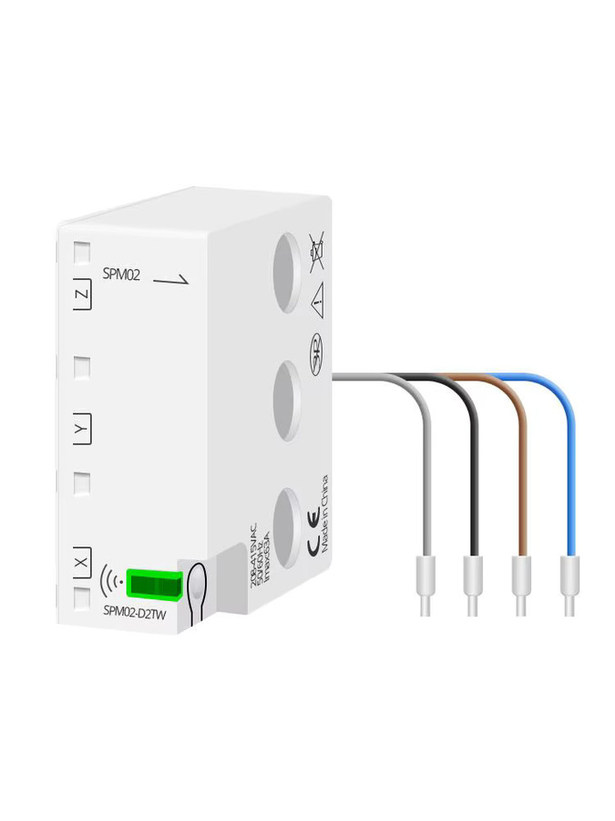 Benexmart Mini Smart Energy Meter Zigbee Stromüberwachungssensor in Weiß, kompatibel mit Tuya Zigbee Hub, Home Assistant und Zigbee2MQTT, 208V-415V - Bild 1