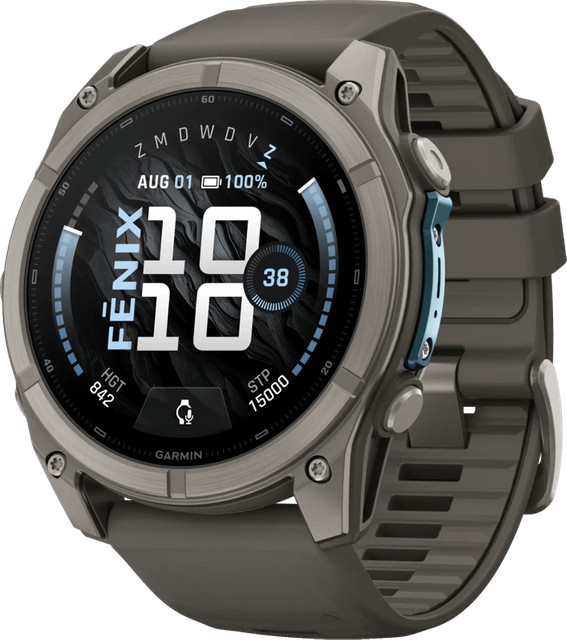 Garmin Fenix 9 Smartwatch Grau 51 mm mit Schlaf-Tracking und Wasserfestigkeit - Bild 1
