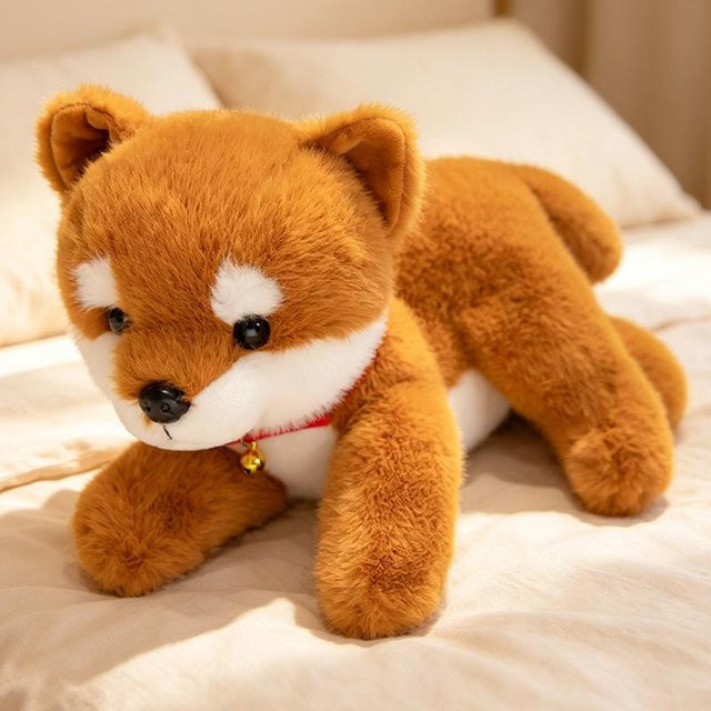 Yiran toy Liegender Hund Plüschtier Puppe Kissen, 33cm - Bild 1
