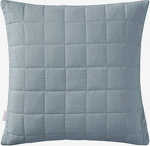 Jotex JARA Kissenhülle quadratisch aus Polyester in Grau und Blau mit abnehmbarem Bezug - Bild 1