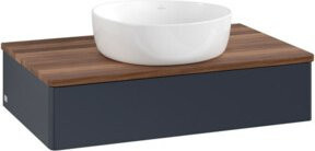 V&B Waschtischunterschrank Antao mit Beleuchtung, ohne Frontstruktur, lackiert, B/T/H: 80 x 50 x 19 cm - Bild 1