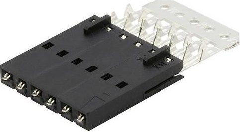 Molex Leiterplattensteckverbinder Polzahl 10, Rastermaß 2.54mm, Schwarz, 15-47-5100 - Bild 1