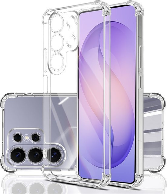 Stoßfeste transparente Schutzhülle aus weichem TPU für Samsung Galaxy S26 Ultra und S26 Plus 5G mit Anti-Vergilbungseffekt - Bild 1