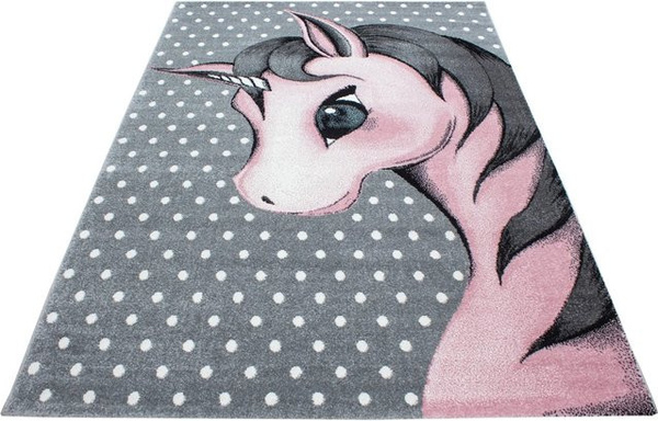 Ayyildiz Kinderteppich Kids 590 in Pink für das Kinderzimmer, B: 80 cm, L: 150 cm