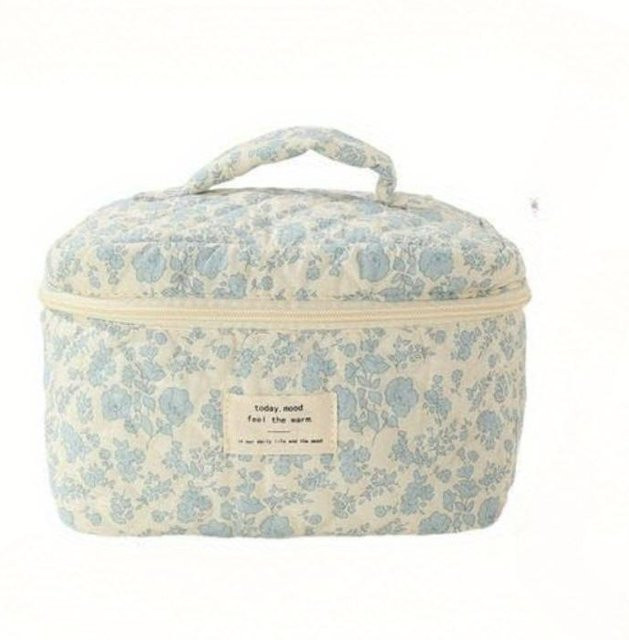 NATAWA Make-up-Tasche aus Baumwolle, Damen, mit Reißverschluss - Bild 1