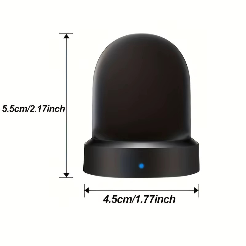 Magnetisches kabelloses Ladegerät für Samsung Gear S3 und Gear S2 Classic in Schwarz - Bild 2
