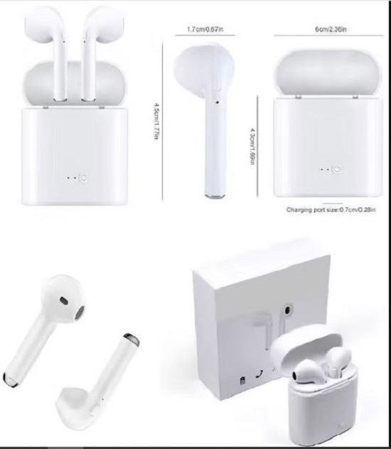 OZZZO Bluetooth In-Ear Headset mit Mikrofon in Weiß für Smartphone und Tablet - Bild 1