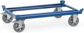 Fetra Paletten-Fahrgestell 22812 mit Elastic-Reifen in Blau, Ladefläche Breite: 121 cm, Tiefe: 101 cm - Bild 1