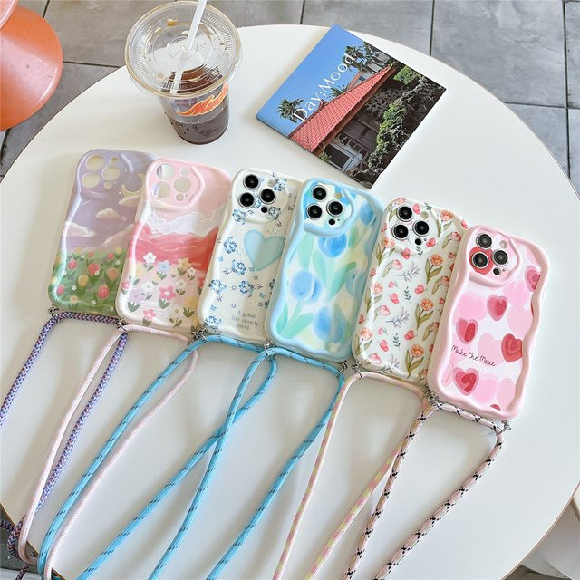Xiaomi Crossbody-Lanyard-Handyhülle aus weichem Silikon für Redmi Note 15 Pro Plus Pro+ 15 15C POCO M8 Pro Wave Edge 4G 5G - Bild 1