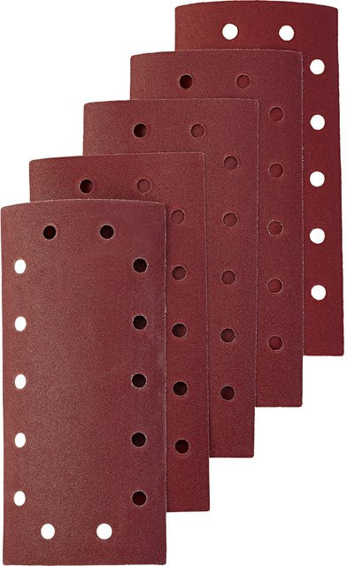 LUX-TOOLS Schleifstreifen für Exzenterschleifer, Körnung K120, für Holz und Metall, B: 23,0 cm, H: 11,5 cm - Bild 1