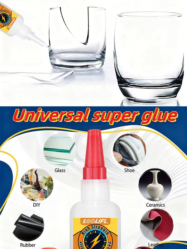 LOOLIFL Universeller Hochfester Schweißkleber, Transparenter Sofortkleber, 50g - Bild 7