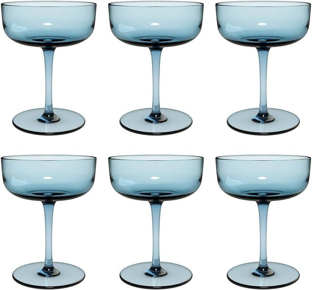 Villeroy & Boch like. Dessertschalen Like Glass Blau 6er Set 100 ml - Bild 1