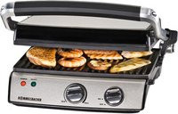 Rommelsbacher Kontaktgrill KG 2020 in Schwarz und Silber - Bild 1