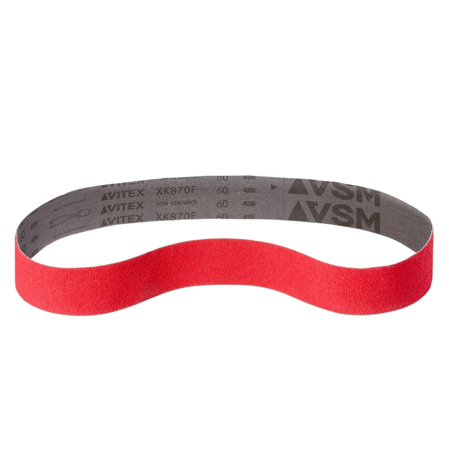 VSM Schleifband XK870X Korn 80, Breite: 7,5 cm, Länge: 53,3 cm, 10 Stück - Bild 2