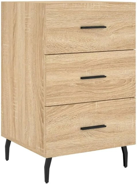 vidaXL Nachttisch Sonoma-Eiche in Braun, modern für dein Schlafzimmer, B/T/H: 40 x 40 x 66 cm - Bild 1