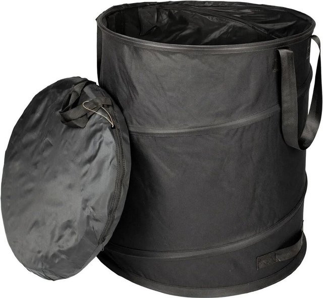 TTL GARDEN Pop Up Laubsack Superior in Schwarz mit 215 l Fassungsvermögen - Bild 1