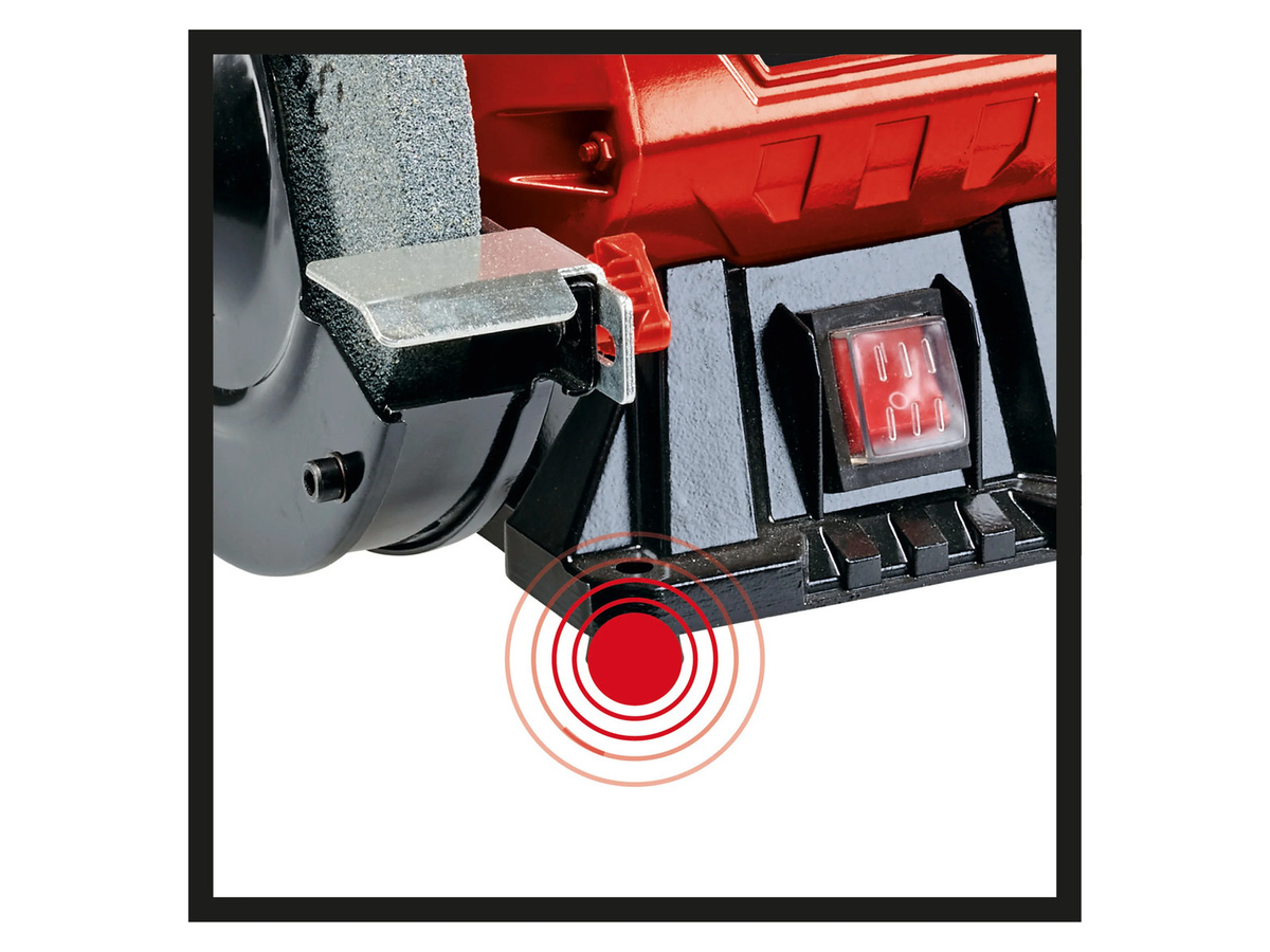 Einhell Doppelschleifer TC-BG 150 in Rot/Schwarz mit 150W Leistung - Bild 3
