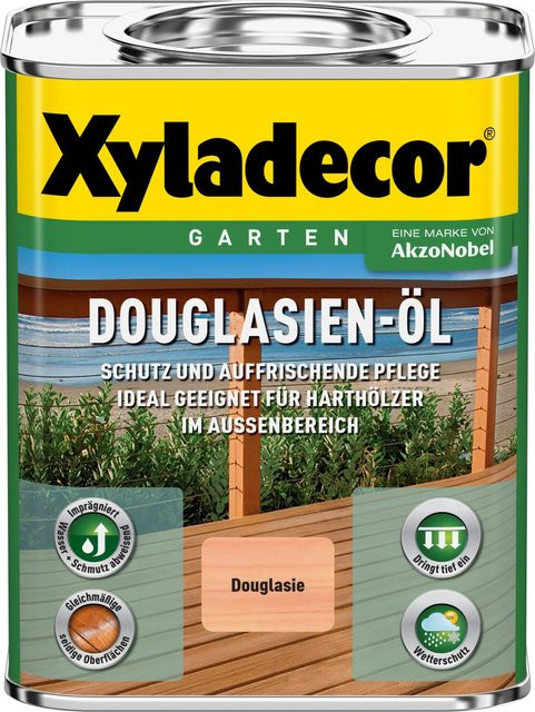 Xyladecor Douglasien-Öl Holzschutz für außen transparent seidenglänzend 0,75 l - Bild 1