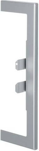 Hager Wandanschlussblende für Elektro-Sockelleisten aus Aluminium in Silber - Bild 1