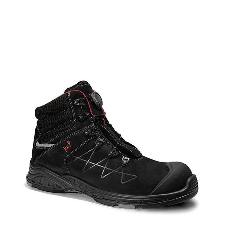 Elten Jori Sicherheitsstiefel JoMax Boa Mid S3 aus Leder in Schwarz, Größe 42 - Bild 2