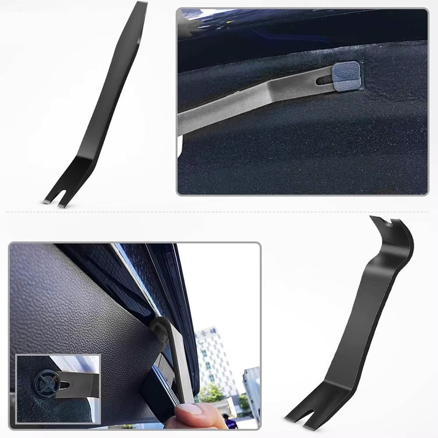 Besper 12-teiliges Auto Tür Clip und Panel Demontage Werkzeug Set aus Kunststoff in Blau und Schwarz - Bild 5