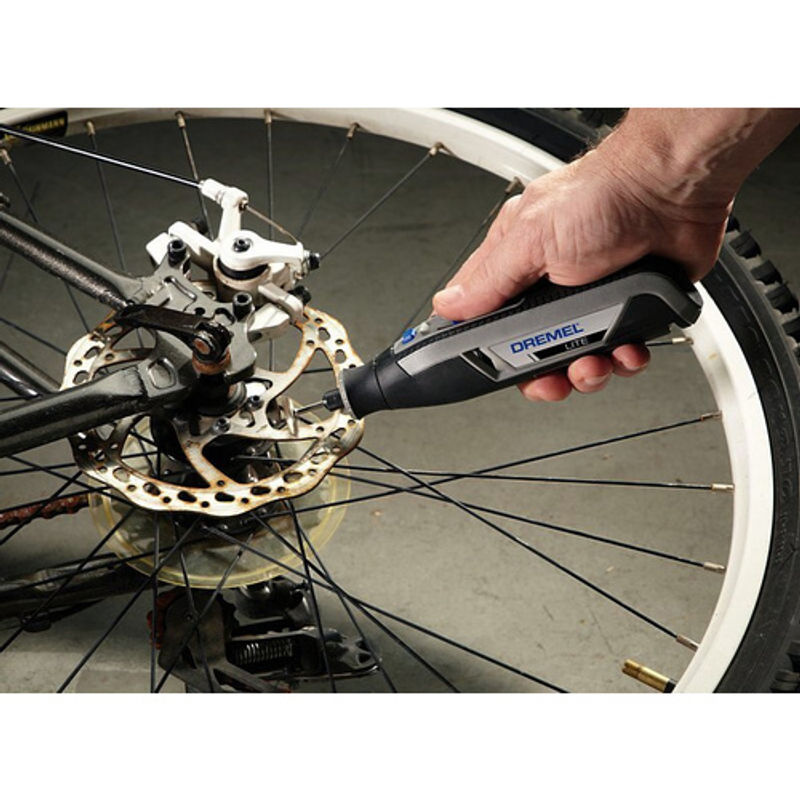 Dremel Lite 7760-15 Akku-Multifunktionswerkzeug in Grau mit 15-teiligem Zubehör und USB-Kabel 3,6V 2,0Ah - Bild 6