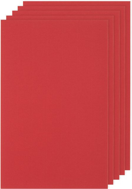 Rico Design Paper Poetry Luxury Karten A4 Rot - Bild 1